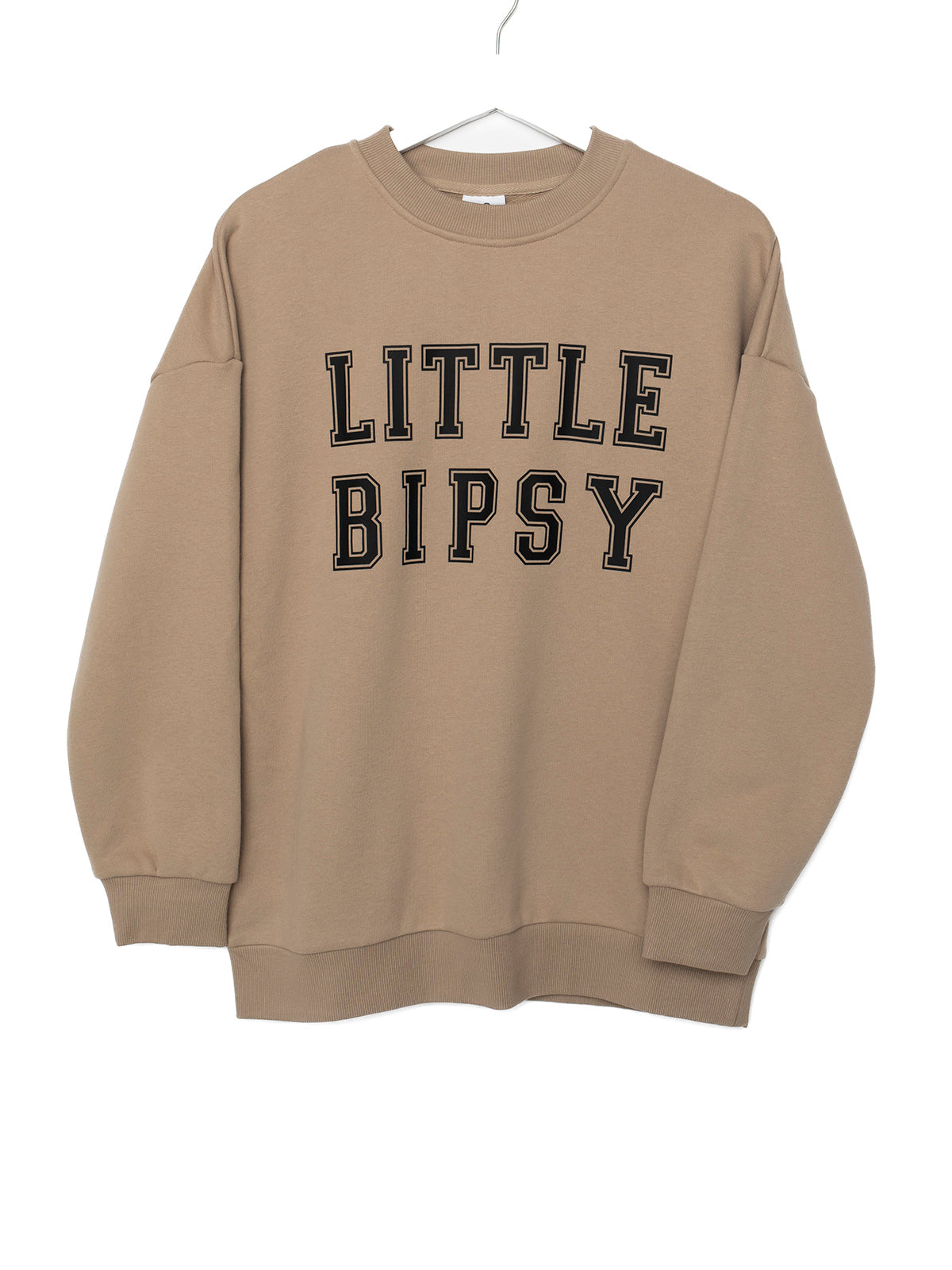 Adult LB Collegiate Crewneck Sweatshirt - Tan | Comfortable & Stylish Pullover for Men & Women | Perfect for Casual Wear, College Campuses & Everyday Outfits