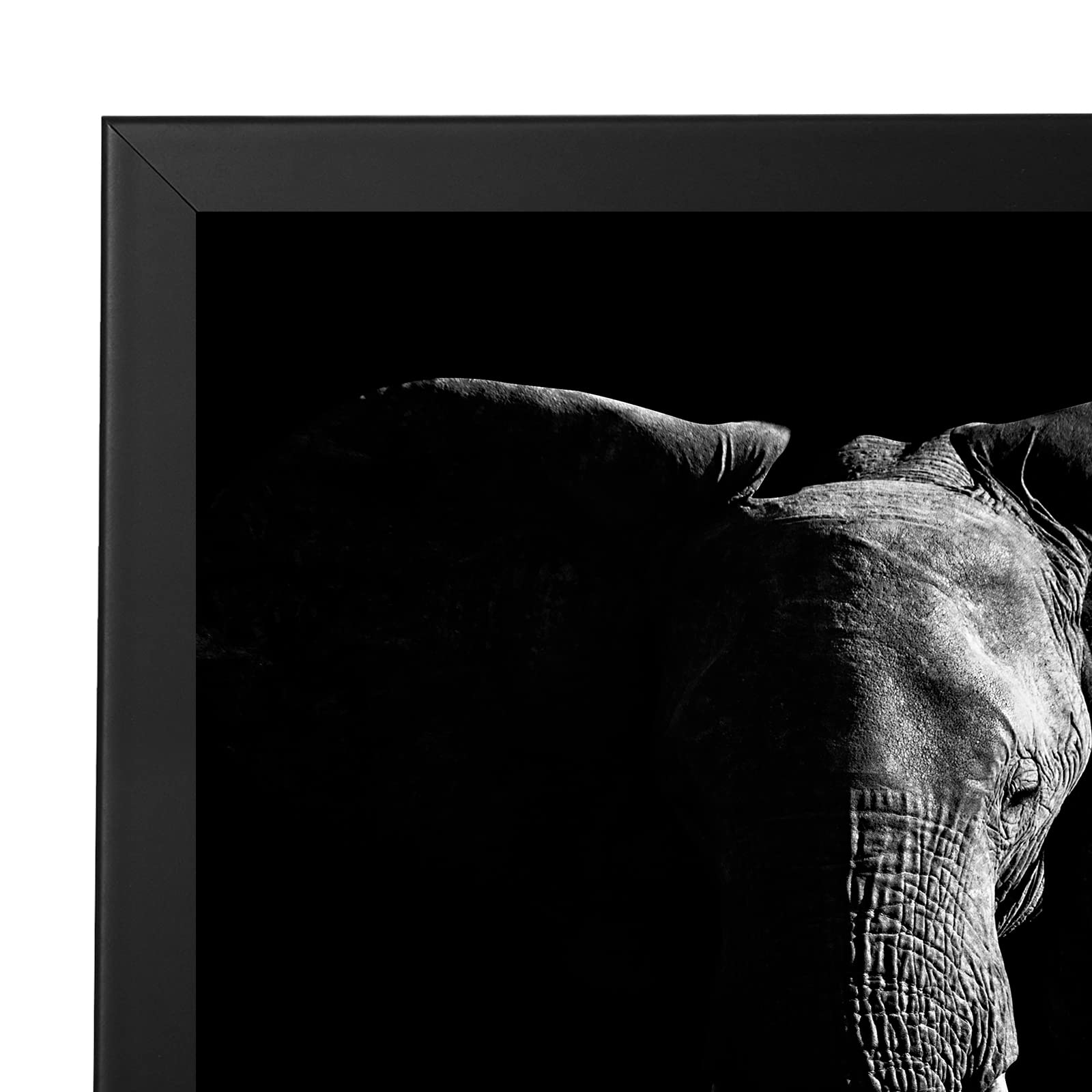 Americanflat 20x20 Black Picture Frame - Polished Plexiglass & Wood for Wall Display - Home & Office Decor