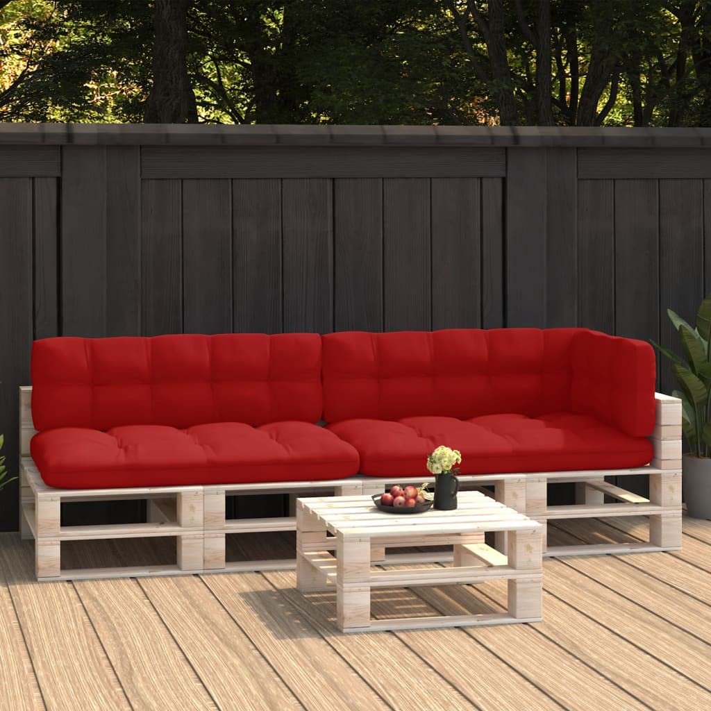 Sywamol 5-Piece Outdoor Pallet Sofa Cushion Set - Waterproof & UV Resistant Patio Furniture Cushions in Green - Perfect for Backyard, Deck, Poolside, and Garden Relaxation