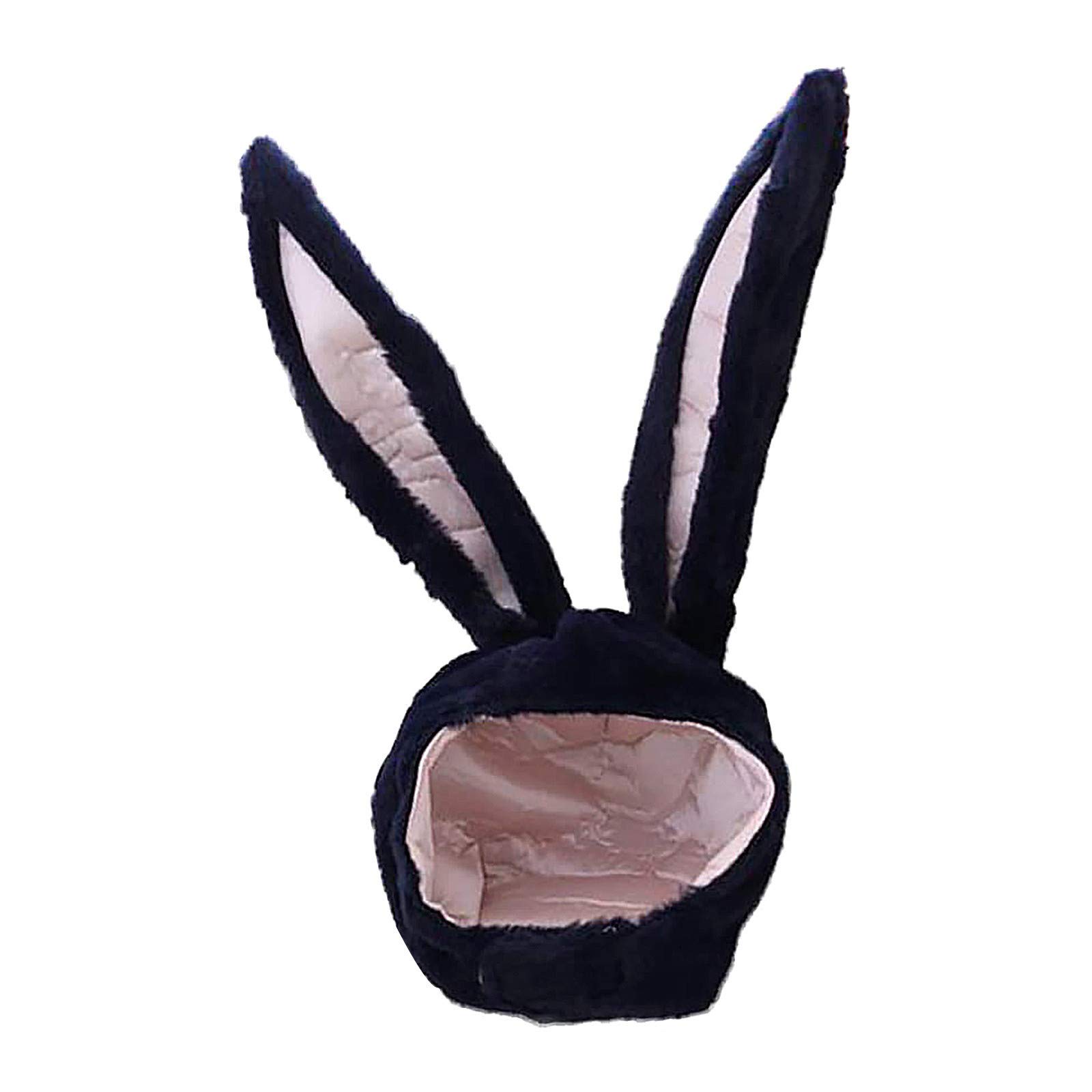Women's Plush Bunny Ears Hood - Soft & Cozy Costume Hat for Girls | Warm Winter Headwear for Halloween, Christmas Parties & Cosplay