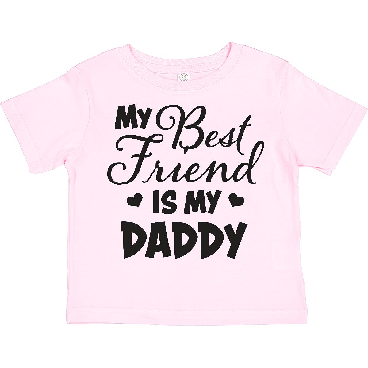 My Best Friend is My Daddy with Hearts Toddler T-Shirt - Perfect for Father's Day, Birthdays, and Family Outings
