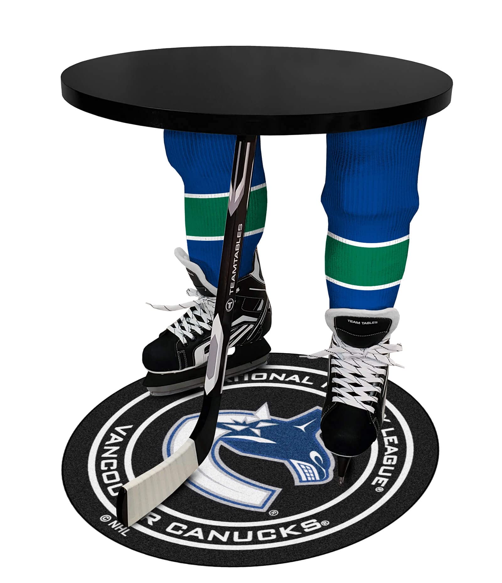 Vancouver Hockey Table - Premium Air Hockey Game for Home & Game Room - Perfect for Family Fun & Entertainment