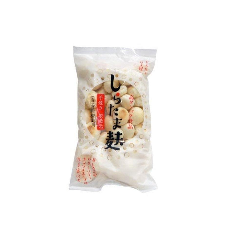 Premium Miyamura Shiratama Fu Japanese Dried Wheat Gluten (30g) - Authentic Japanese Ingredient for Mochi, Desserts & Hot Pot Dishes