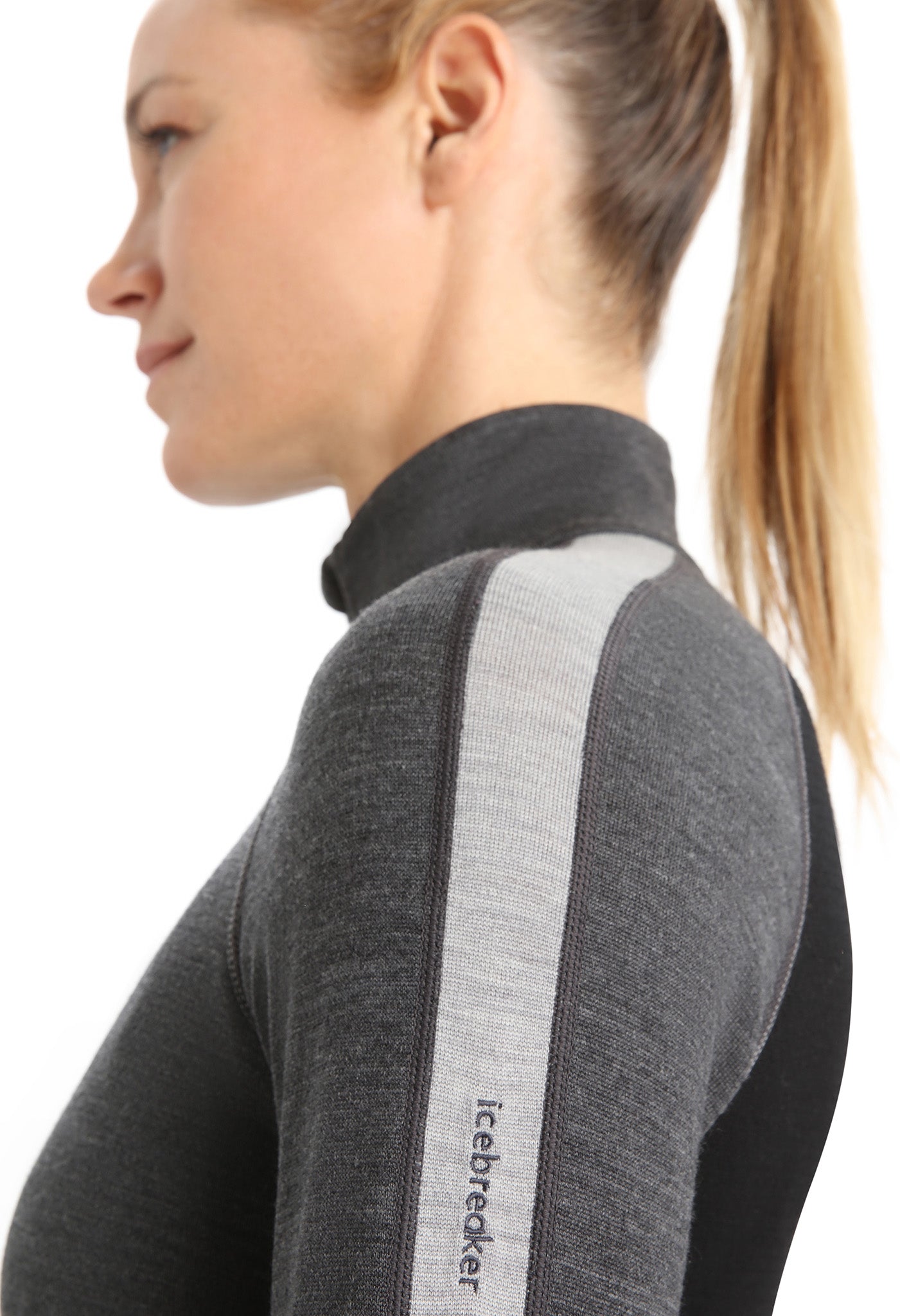 260 ZoneKnit Merino Wool Long Sleeve Half Zip Thermal Base Layer Top for Women - Warm Winter Hiking & Outdoor Activities