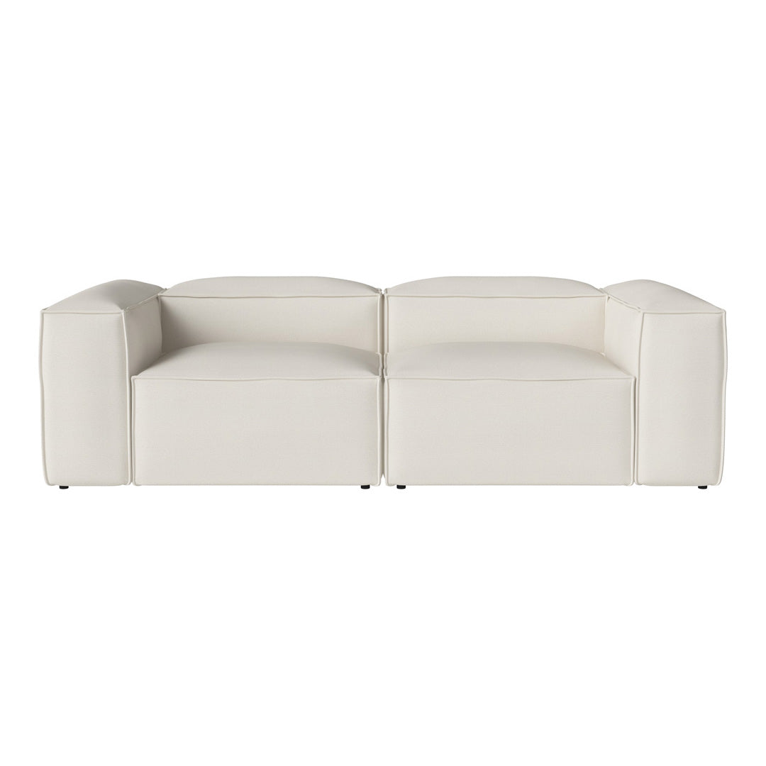 Cosima 2-Seater Sofa - Modern Fabric Loveseat for Small Spaces | Perfect for Living Room, Apartment & Office Waiting Area