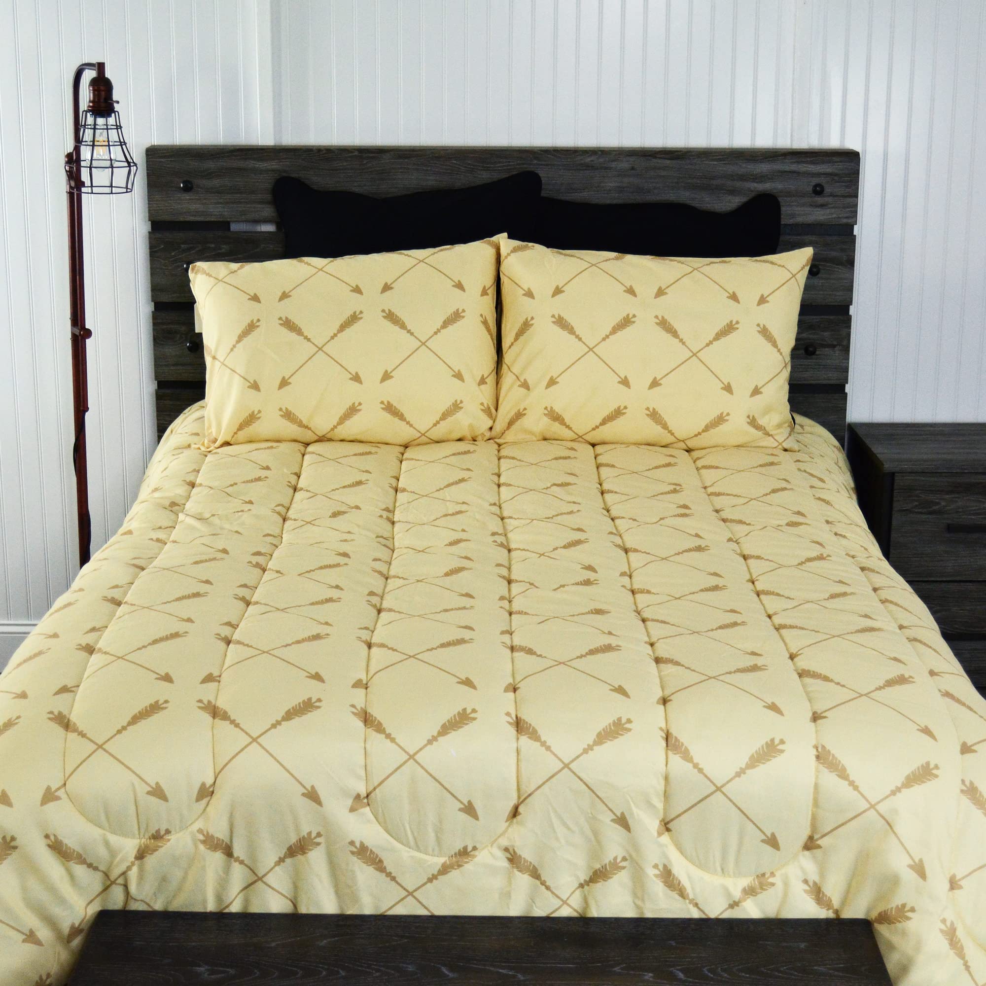 Donna Sharp Queen Bedding Set - 3 Piece Bear Totem Lodge Comforter Set with Queen Comforter & 2 Standard Pillow Shams - Machine Washable - Cozy Cabin Retreat & Lodge Style Bedroom Decor