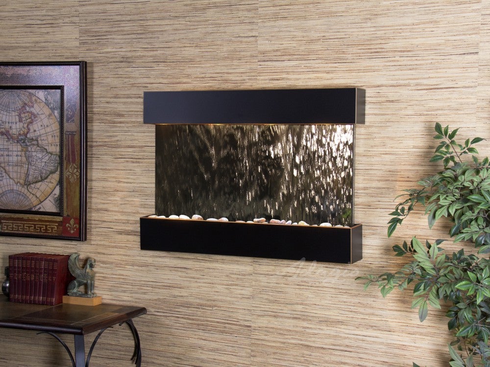 Adagio Reflection Creek Blackened Copper Silver Mirror RCS1540 - Elegant Bathroom & Living Room Decor for Modern Homes