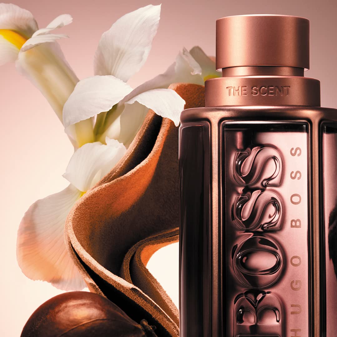 Hugo Boss The Scent for Men | Amber Cologne with Ginger, Maninka Fruit, Iris & Leather Notes | Long Lasting Luxury Perfume | Perfect for Date Night, Office & Special Occasions