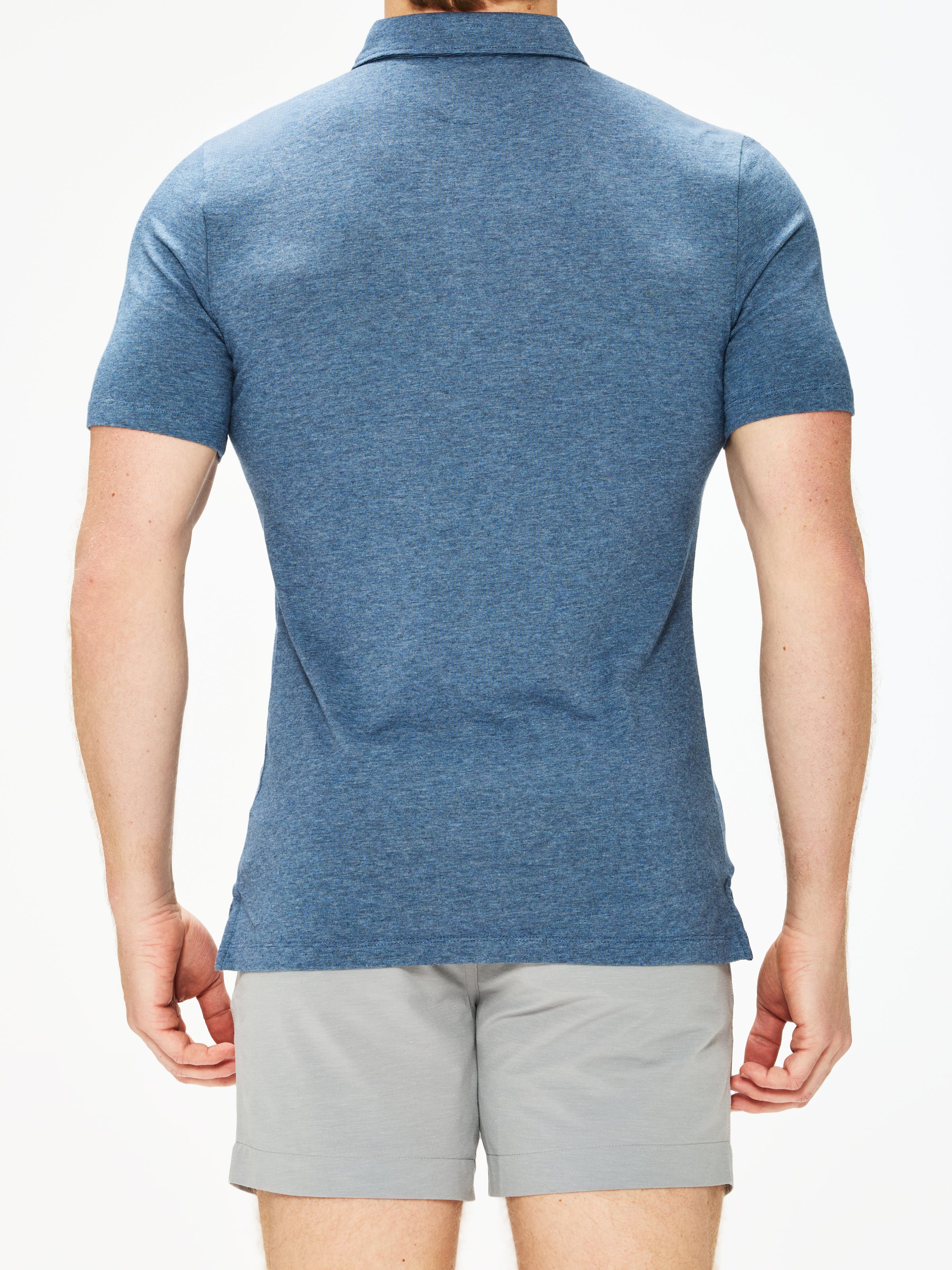 Faherty Men's Short Sleeve Movement Polo Shirt - Breathable Performance Golf & Casual Wear for Summer