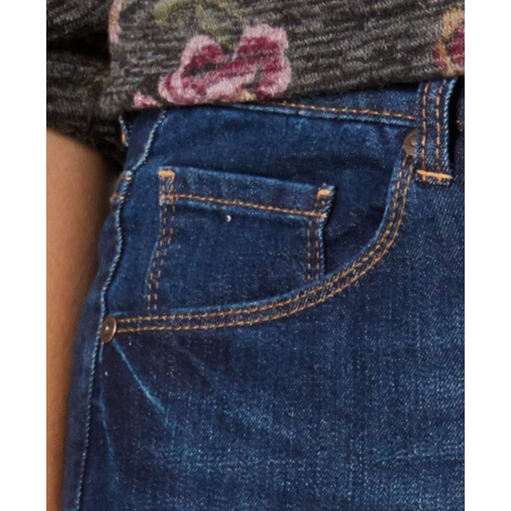 Style & Co. Women's Plus Size Denim Cuffed Ankle Jeans - Blue Wash 20W | Comfortable Stretch Skinny Fit for Casual Wear & Everyday Outfits