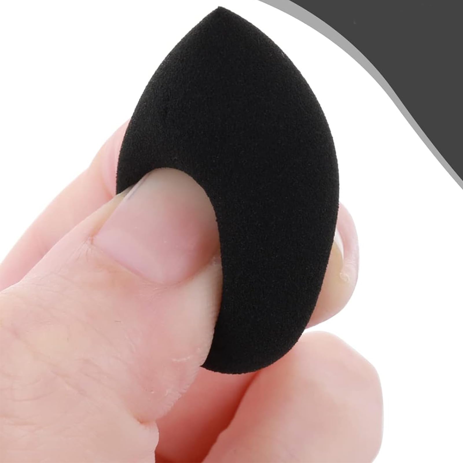 6PCS Mini Makeup Sponge Set - Small Beauty Blender for Foundation, Powder, Concealer & Eyeshadow - Soft Purple & Black Cosmetic Sponges - Perfect for Travel, Daily Makeup & Professional Makeup Artists