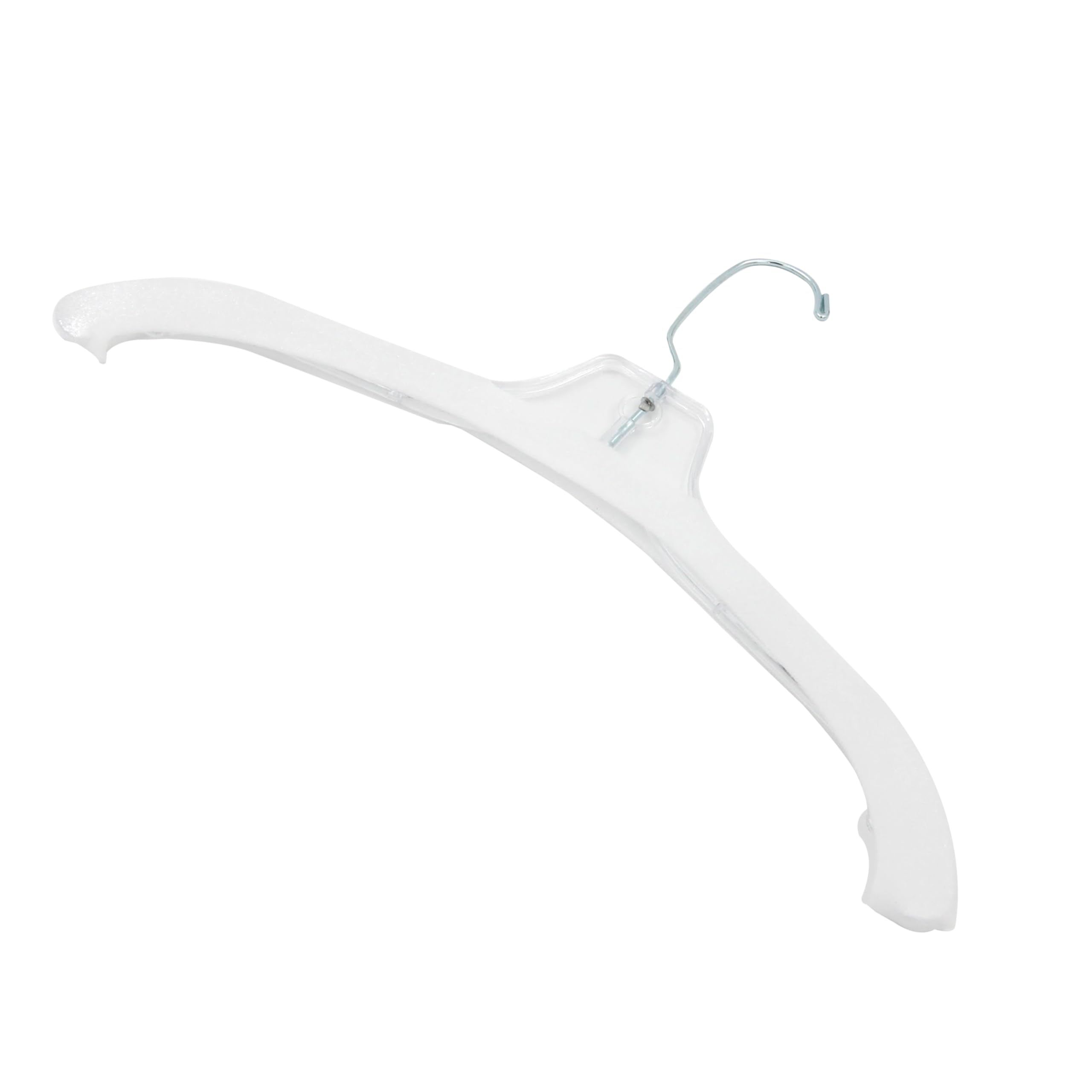 SSWBasics White Foam Hanger Covers - Pack of 100, Padded Hanger Protectors for Plastic Dress Hangers, Non-Slip Hanger Covers for Clothes Storage - Perfect for Thrift Stores, Retail Shops & Home Closet Organization
