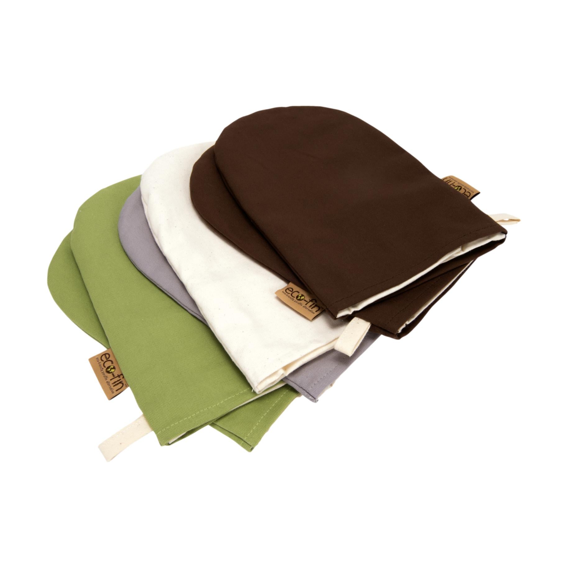 Eco-Friendly Herbal Mitts with Covers - 1 Pair for Spa, Massage & Relaxation at Home or Salon