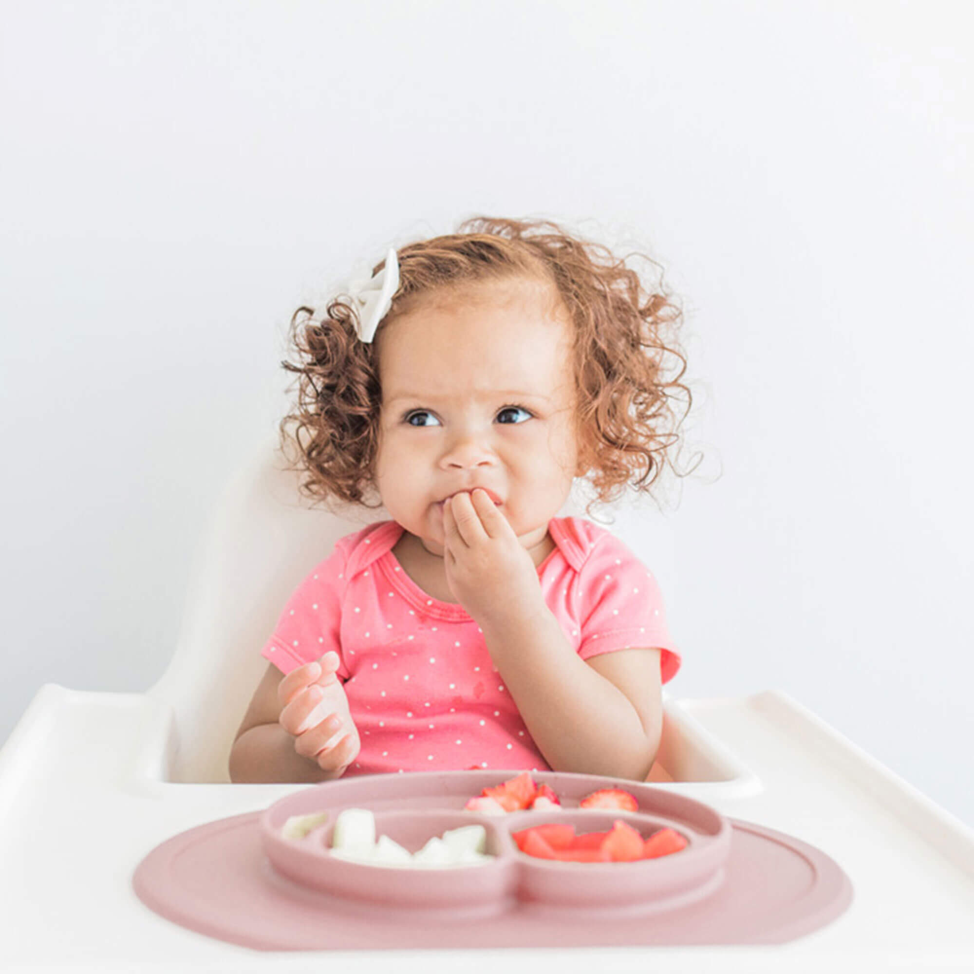Ezpz Mini Mat – Silicone Placemat for Toddlers | Non-Slip, Easy Clean Baby Feeding Mat | Perfect for High Chairs, Travel & Mess-Free Mealtime