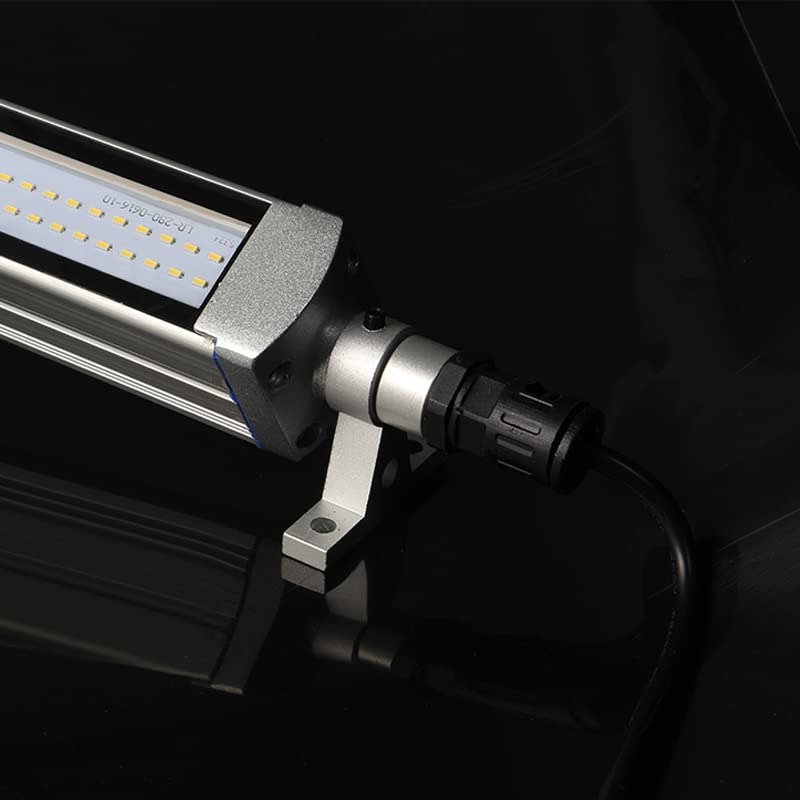 Explosion Proof LED Work Light 16W, 110V-220V CNC Milling Drilling Lathe Machine Light, IP68 Waterproof Industrial Tube Light for Workshop & Garage Lighting - Perfect for Heavy-Duty Machinery, Automotive Repair, and Hazardous Work Environments