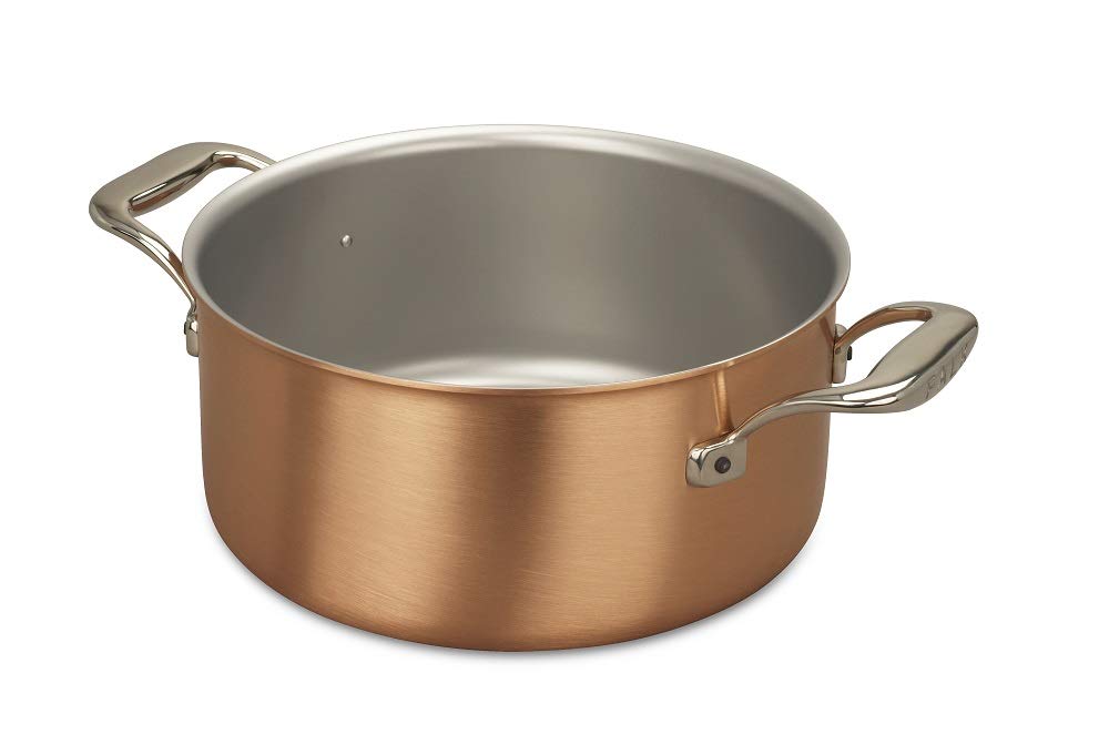 Falk Signature Line 20cm Copper Dutch Oven – Premium Kitchen Cookware for Braising, Roasting & Baking – Perfect for Soups, Stews, Bread & Casseroles