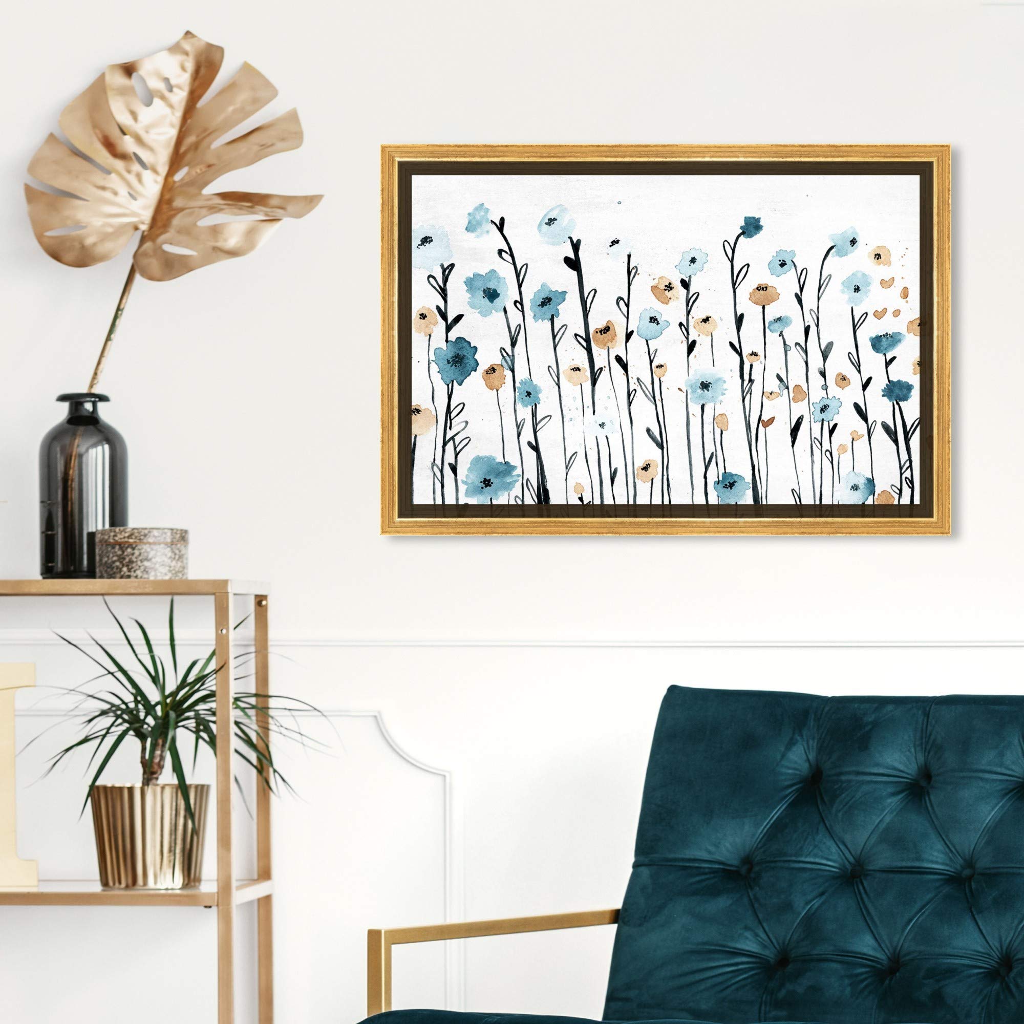 Floral and Botanical Wall Art Decor - Handmade Canvas Prints for Home & Office Decor - Perfect for Living Room, Bedroom, and Office Spaces