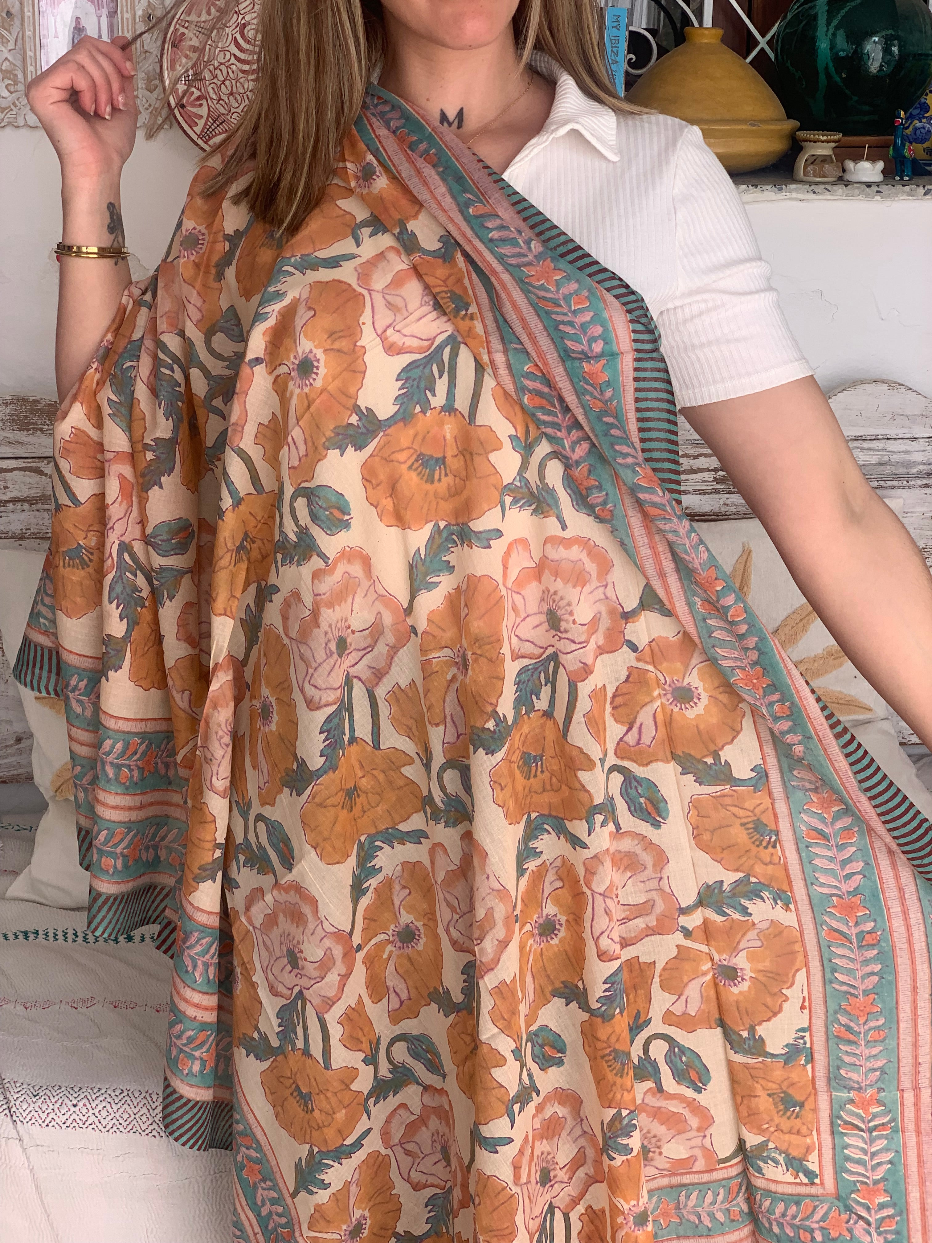 Stylish Cotton Sarong & Pareo - Soft Beach Wrap & Shawl for Women | New 2024 Collection | Perfect for Beach, Pool, and Summer Vacations