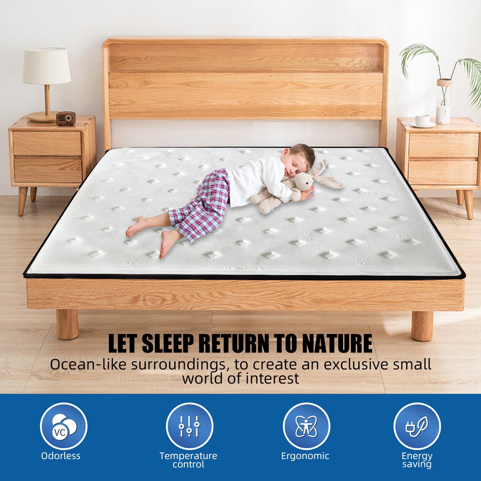 **Free Flow Full Wave Medium Water Bed - Square Purple Durable PVC Foldable Water Bed Set with Smart Thermostat, No Frame Needed Softside Water Bed for Adults & Elderly (Twin) - Perfect for Home, Guest Room, or Elderly Care Comfort**