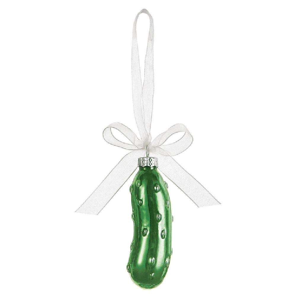 Ganz Glass Pickle Ornament in Gift Box - Christmas Tree Decoration, Holiday Home Decor & Festive Party Favors