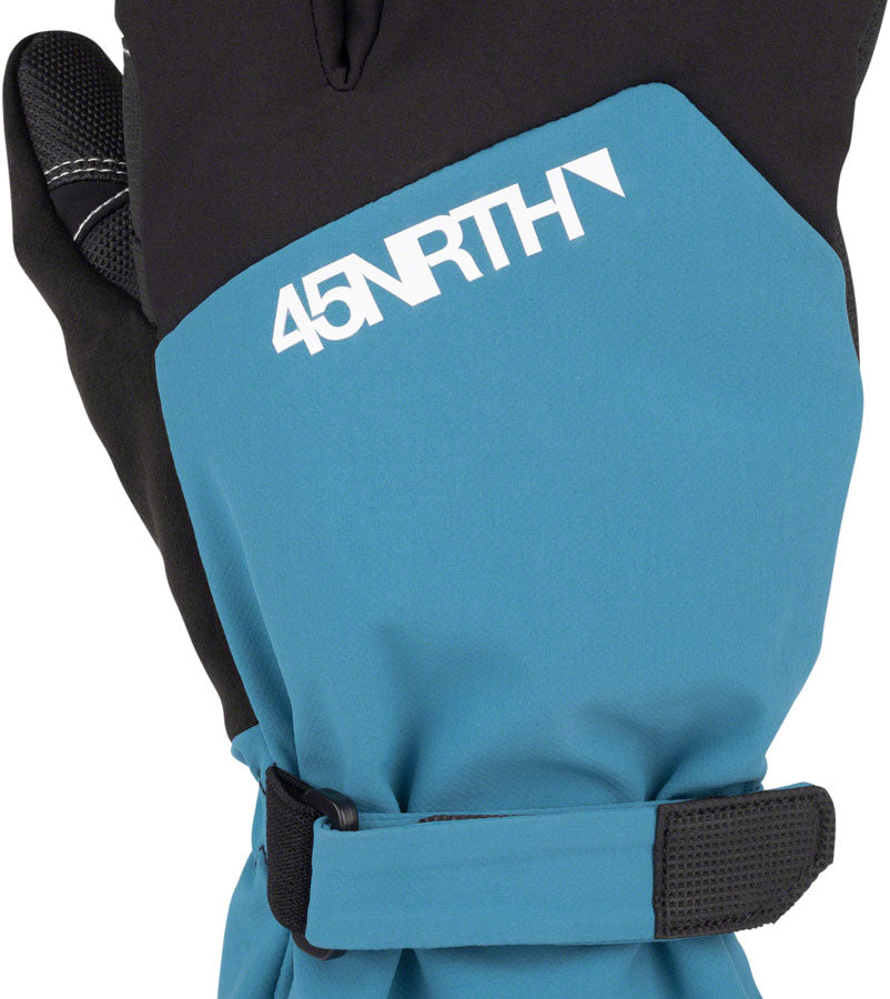 45NRTH 2023 Sturmfist 3 Lobster Style Winter Gloves - Slate Color, Large Size - Extreme Cold Weather Cycling & Snowmobiling Gloves for Men & Women