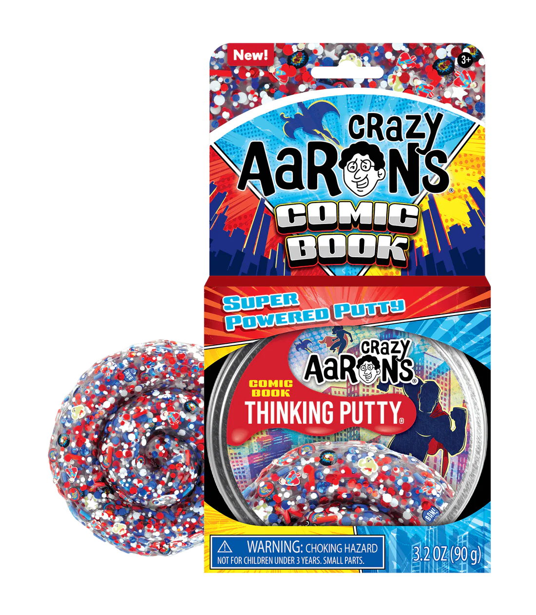 Crazy Aaron's Comic Book Thinking Putty - Fun & Creative Sensory Toy for Stress Relief, Fidgeting & Kids Play - Perfect for Office, Classroom & Home Use
