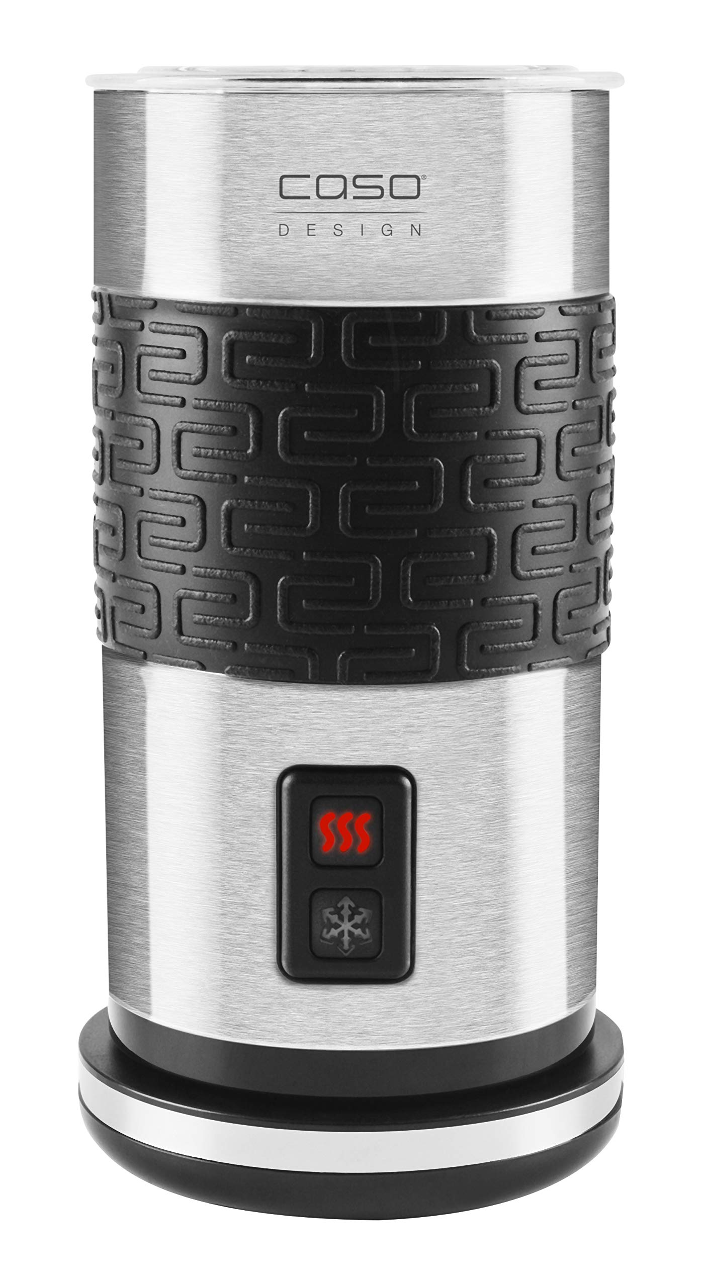 Caso Design Fomini Crema Inox Electric Milk Frother - Stainless Steel Non-Stick Milk Frother for Hot & Cold Drinks - Perfect for Lattes, Cappuccinos, Hot Chocolate & Macchiatos - Ideal for Home, Office & Coffee Shops