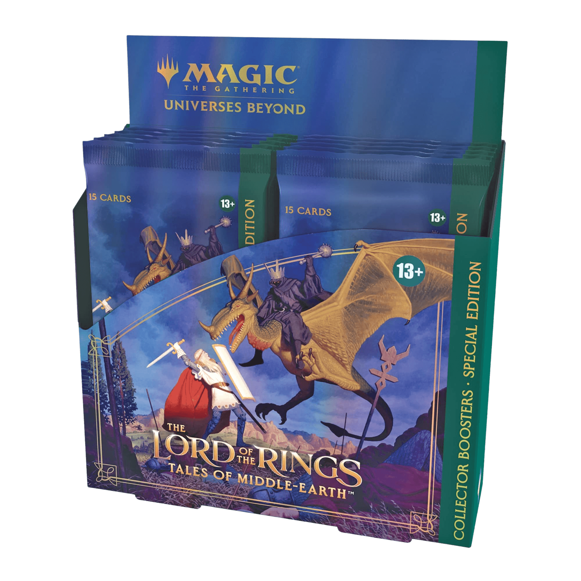 Magic: The Gathering Lord of the Rings Collector Booster Box - 12 Packs Special Holiday Edition | MTG LOTR Tales of Middle Earth Cards for Collectors & Game Nights