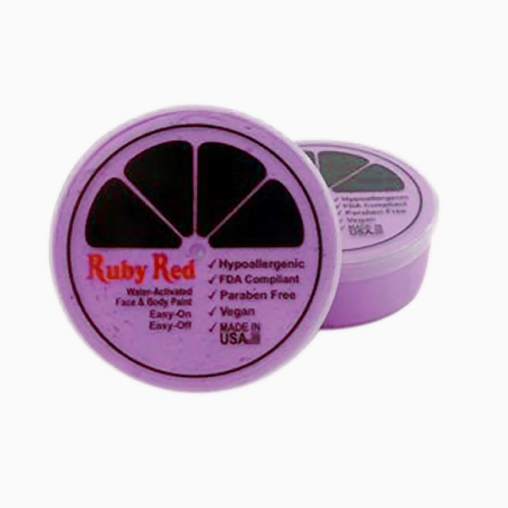 Ruby Red Professional Face Paint - 75ML (Lilac Scented) for Halloween, Cosplay & Theater Makeup | Safe & Vibrant Colors for Kids & Adults