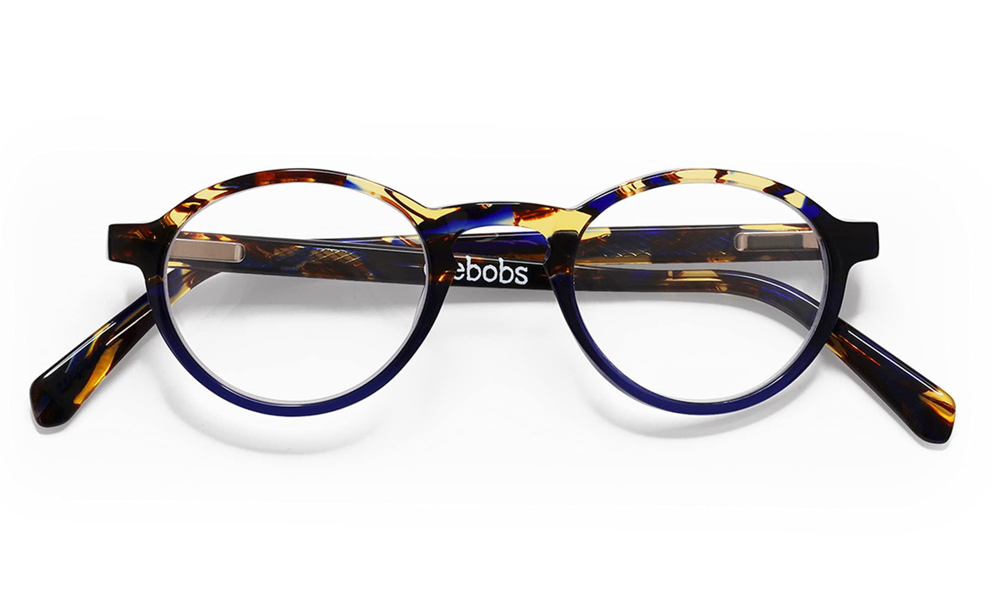 Eyebobs Board Stiff Narrow Reading Glasses - Premium Round Frame for Men & Women with Narrow Faces (0.0x to 4.0x) | Perfect for Office Work, Reading Books & Computer Use