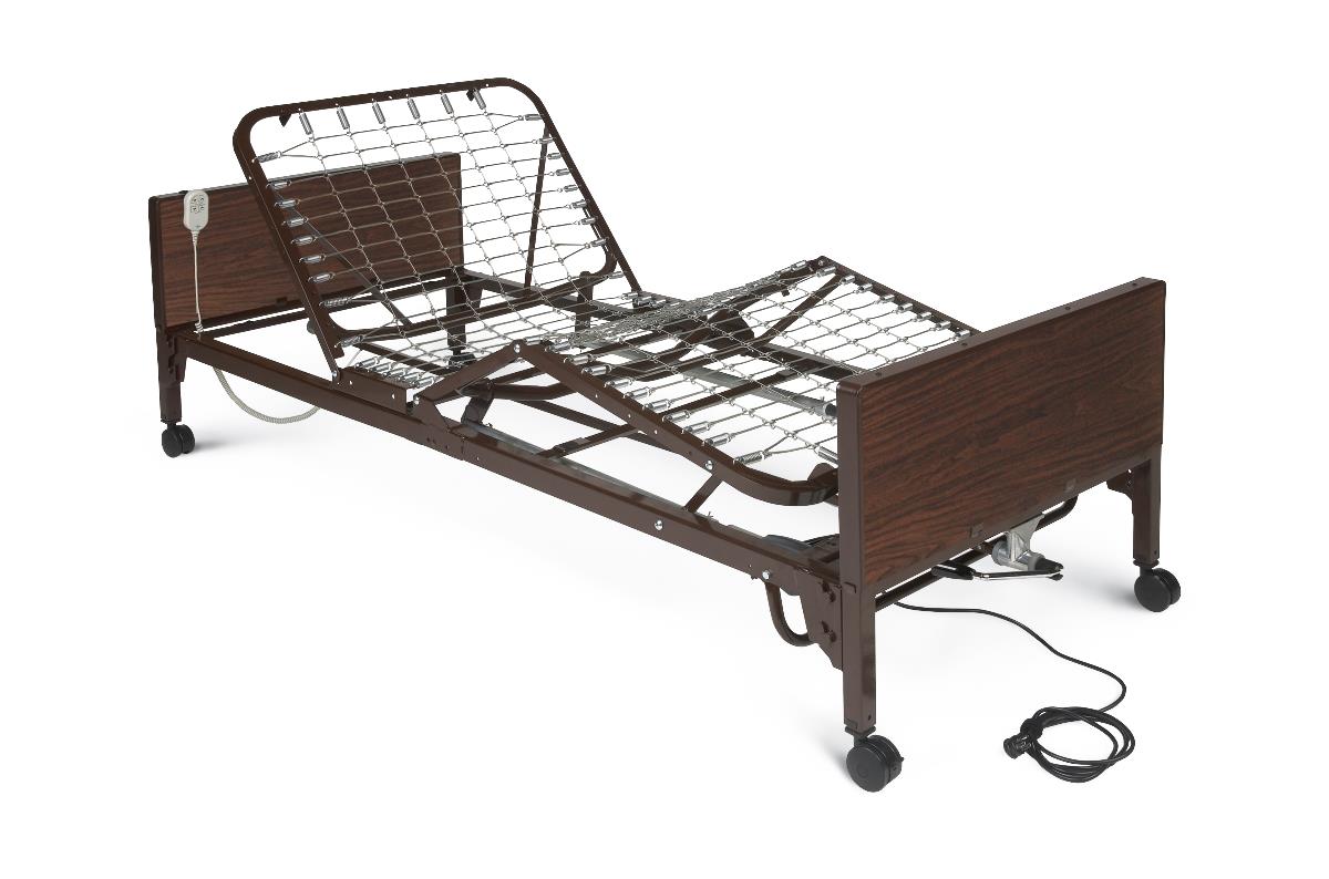 Medline Basic Beds - Affordable Hospital & Home Care Bed for Elderly & Patients - Perfect for Home Nursing, Recovery & Long-Term Care