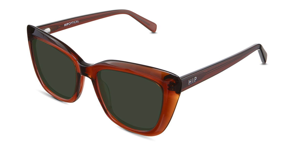 Lesa Women's Prescription Polarized Sunglasses - UV Protection, Anti-Glare for Driving, Outdoor & Fashion Use