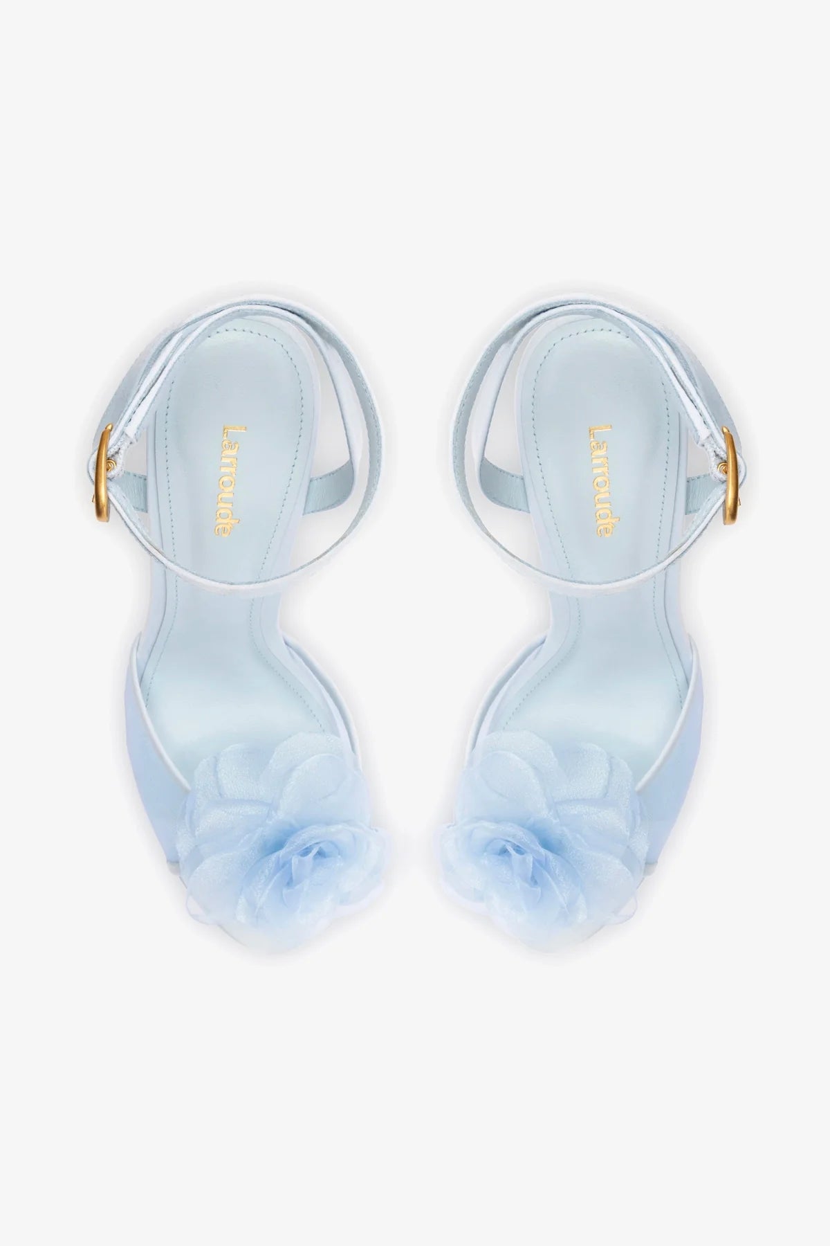 Salma Platform Sandal for Women - Cerulean Blue Satin Summer Shoes | Comfortable High Heel Sandals for Beach, Party & Casual Outfits