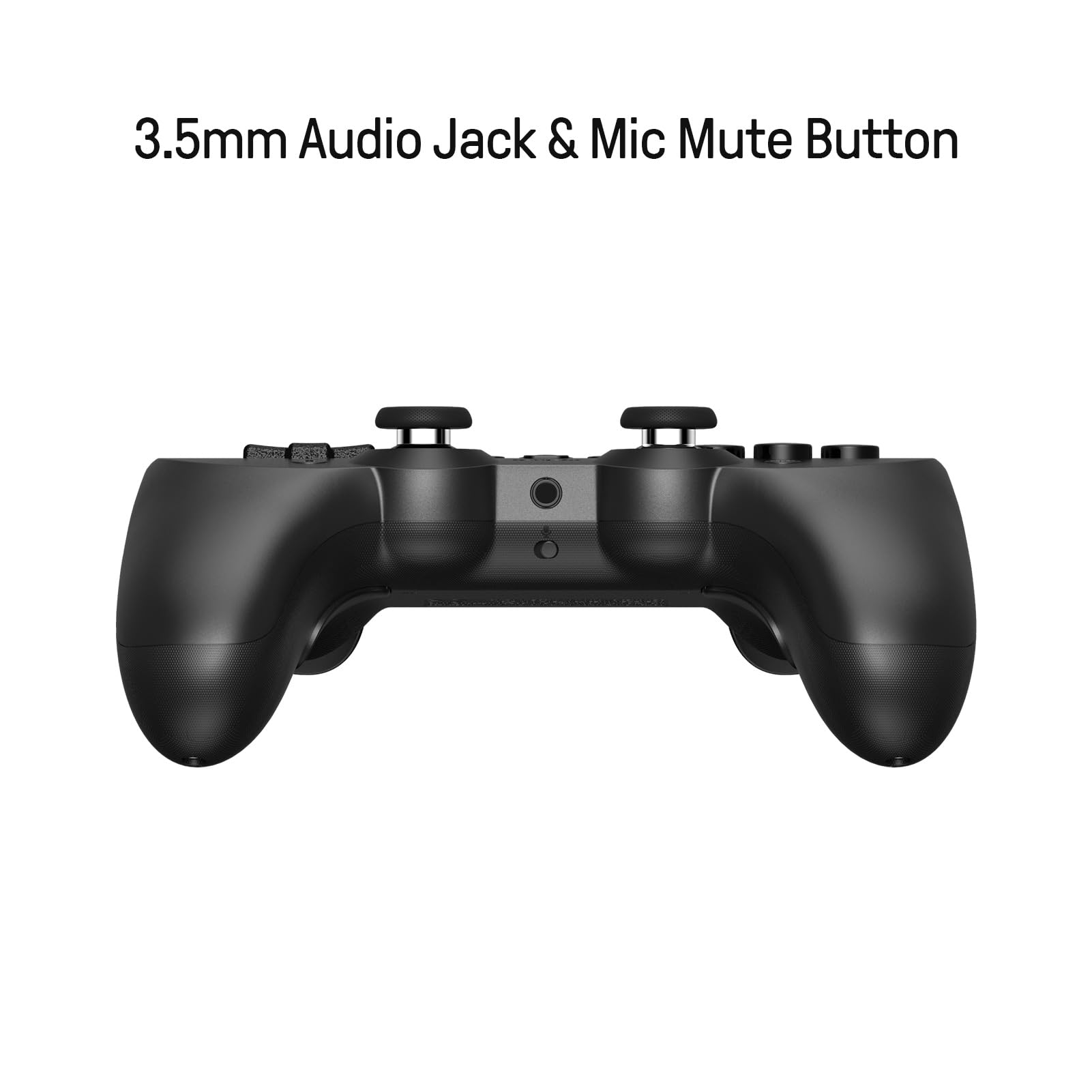 8Bitdo Pro 2 Wired Gaming Controller - Hall Effect Joysticks & Triggers, Back Buttons, 3.5mm Audio Jack, Mic Mute - Officially Licensed for Xbox Series X|S, Xbox One, Windows 10/11 (Black) | Perfect for Competitive Gaming & Streaming