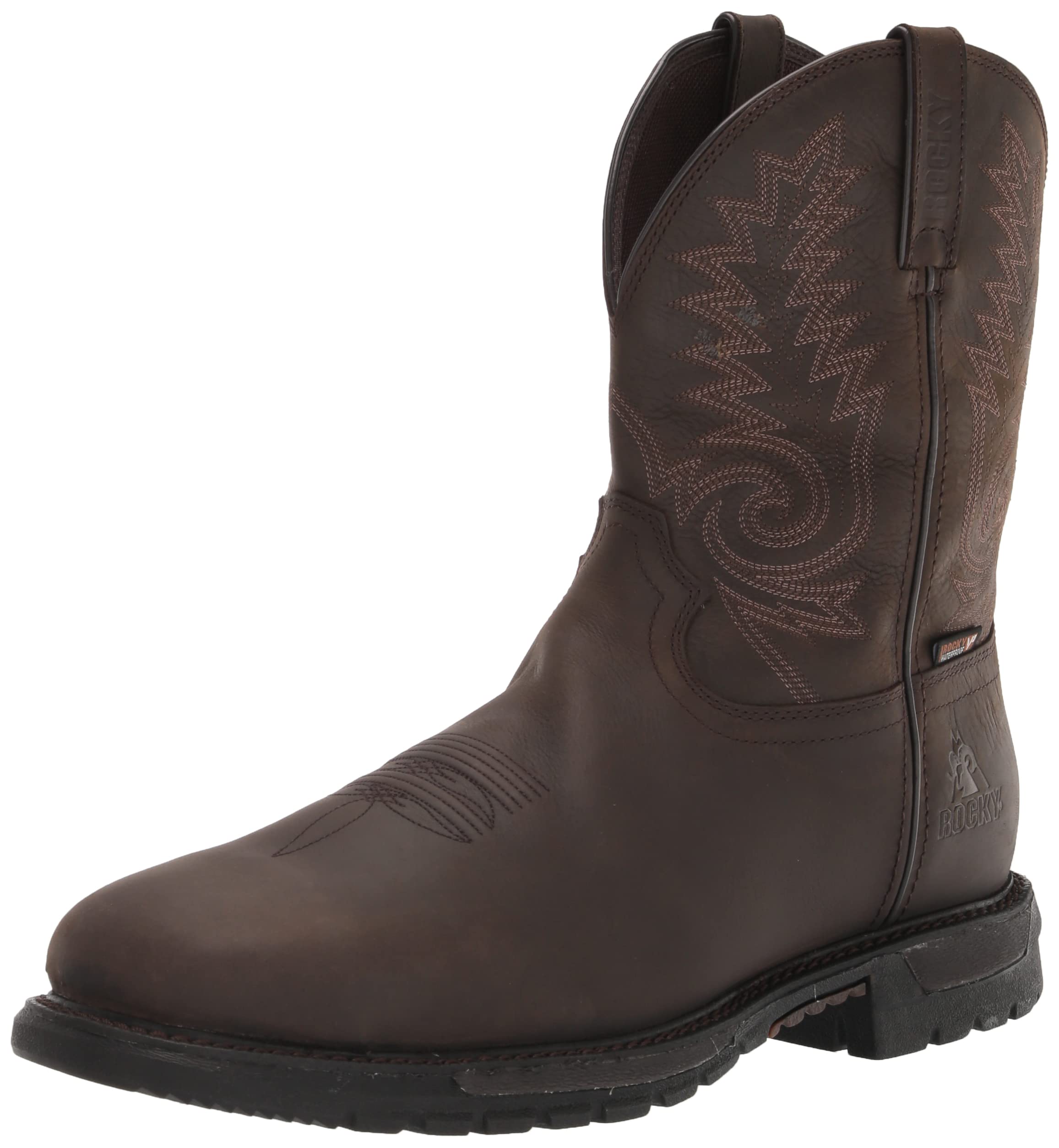 Rocky Men's Original Ride FLX Western Boot - Durable Cowboy Boots for Riding, Work & Outdoor Adventures | Comfortable & Stylish for Ranch, Rodeo & Casual Wear