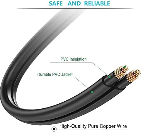 Original AC Adapter Replacement for HP Deskjet 2512 2514 3000 3015A 3051A 3052A 3056A 3511 3512 All-in-One Inkjet Printer - Power Supply Cord Charger Cable Mains PSU - Perfect for Home Office Printing & Scanning