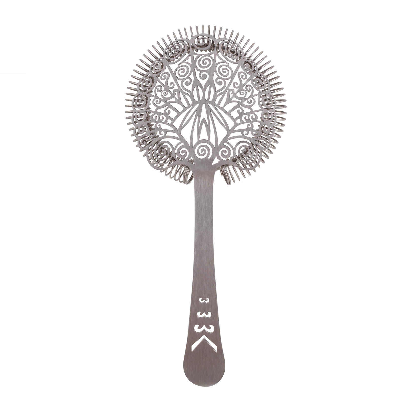 BarConic® Premium Stainless Steel Cocktail Strainer - Peacock Design for Professional Bartending & Home Mixology | Perfect for Cocktail Bars, Home Bars & Party Drink Preparation