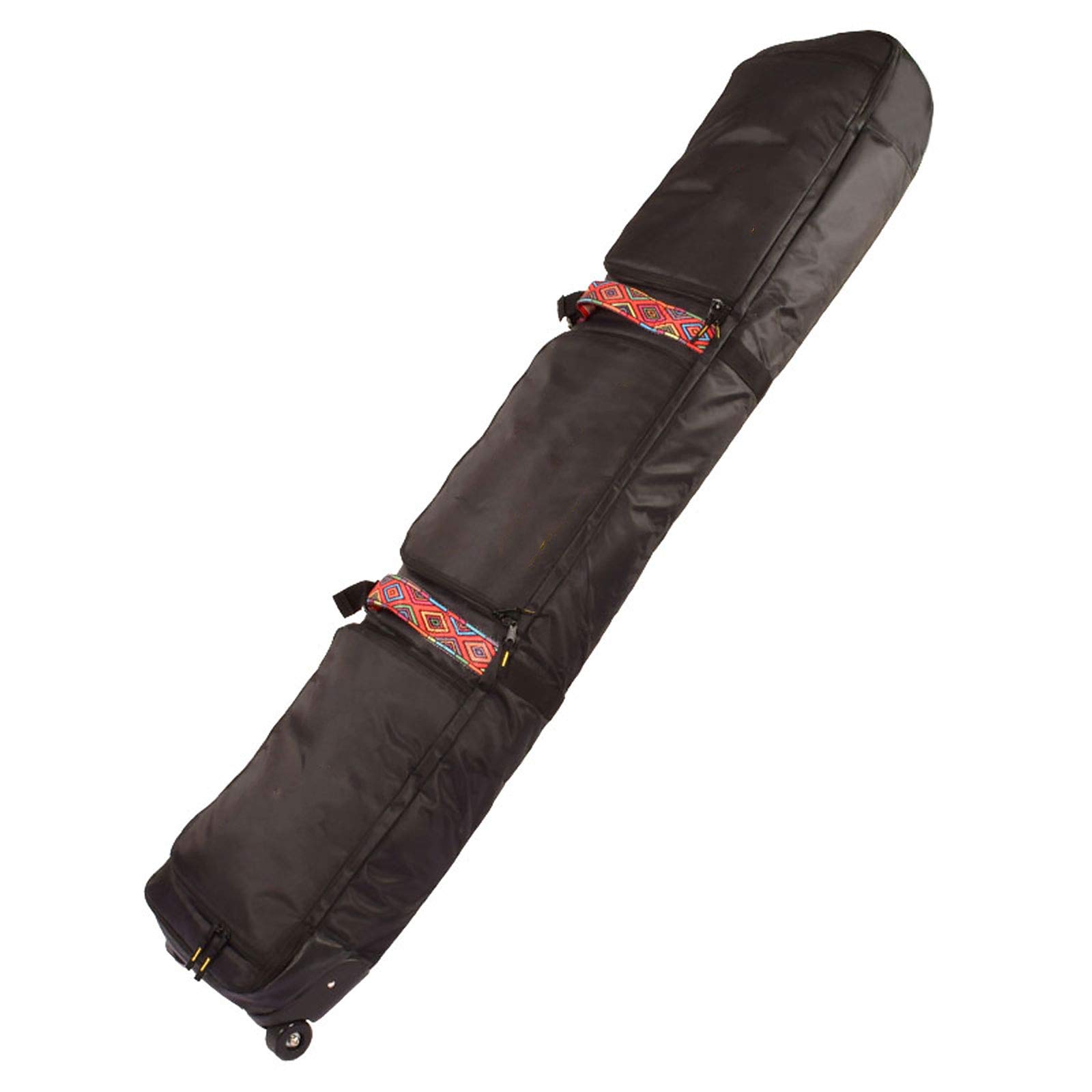 **JFF Padded Snowboard Bag with Wheels - Waterproof Travel Snowboard Bag for Airplane, Rollup Space-Saving Design, Includes Boot Bag for Men & Women - Perfect for Snowboarding Trips & Air Travel**