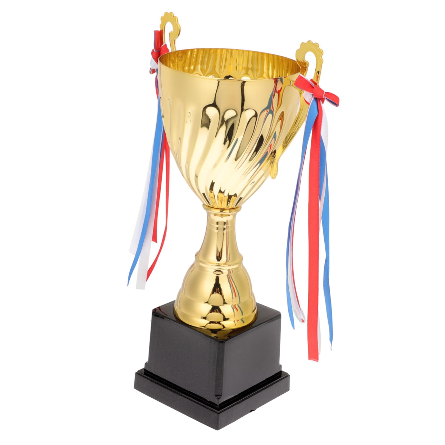 WOONEKY Gold Soccer Trophy Cup - Metal Competition Award for Soccer Matches, Tournaments & Sports Events - Perfect for Champions, Players & Coaches