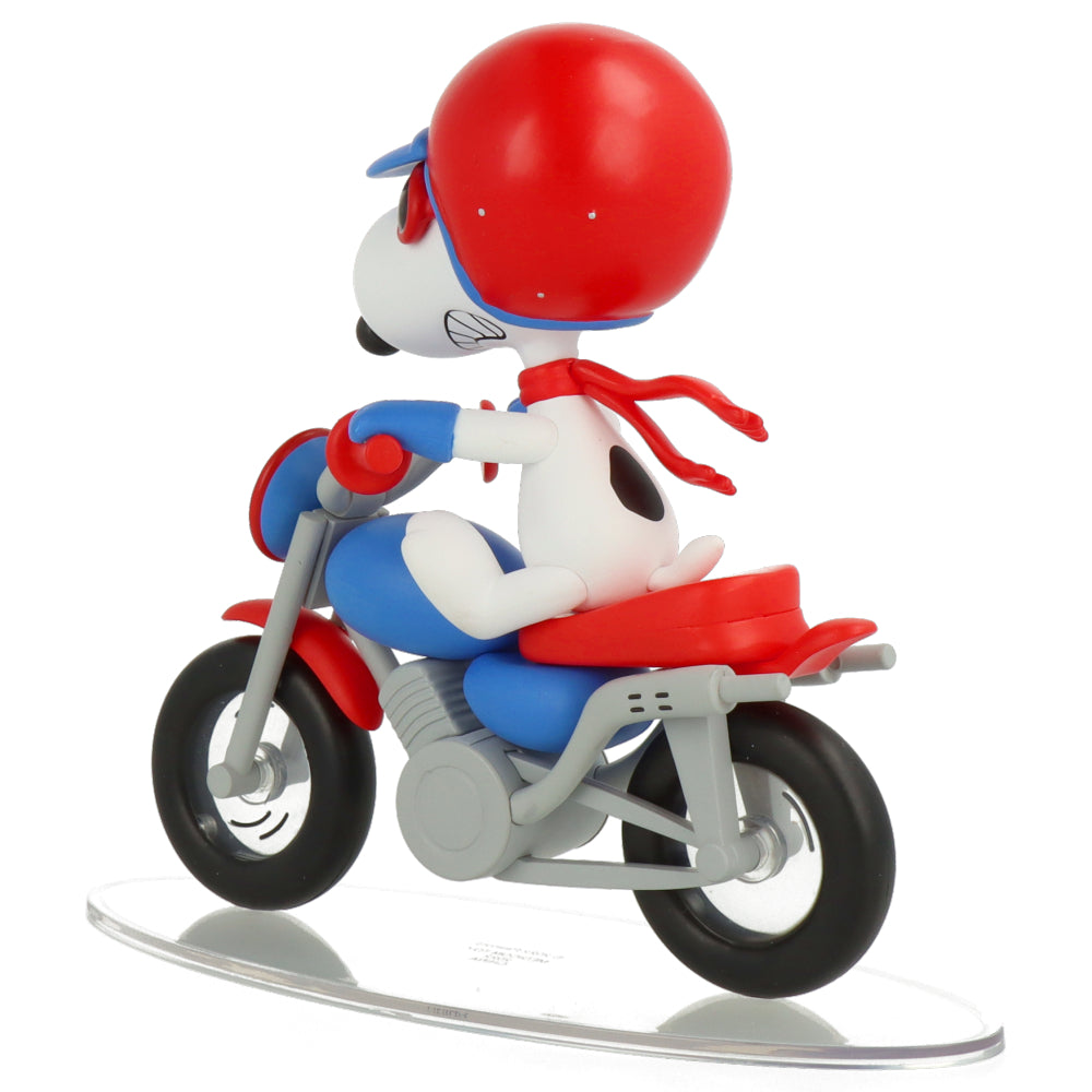 Peanuts Series 13 Motocross Snoopy Collectible Figurine - Premium UDF Vinyl Statue for Display, Gifts & Anime Fans