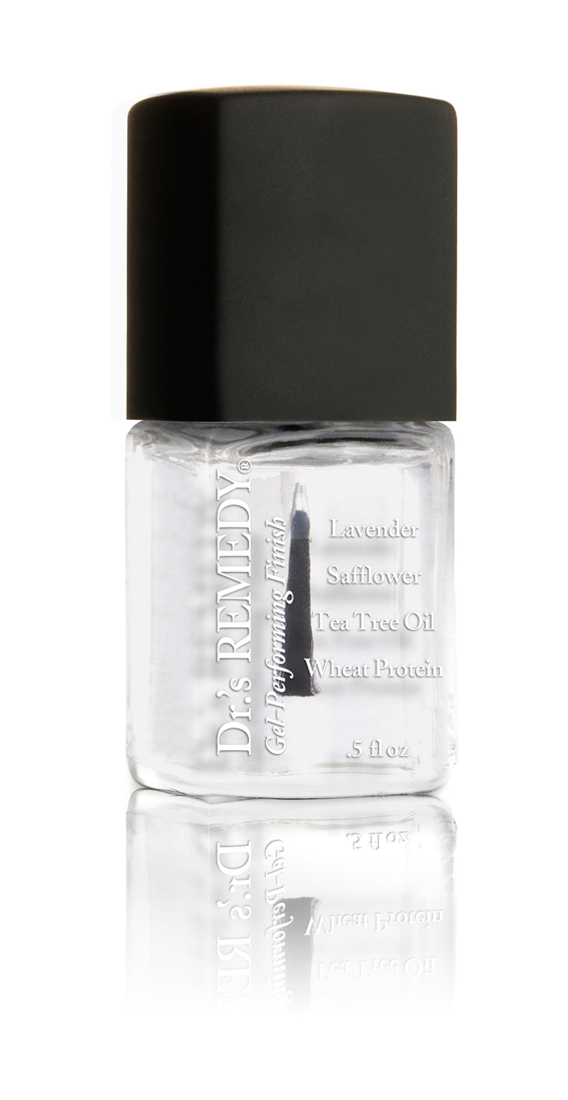 Dr.'s Remedy CALMING Clear Gel Performing Finisher 0.5 fl oz - Hydrating Nail Treatment for Stronger Nails - Perfect for Manicures & Nail Care Routines