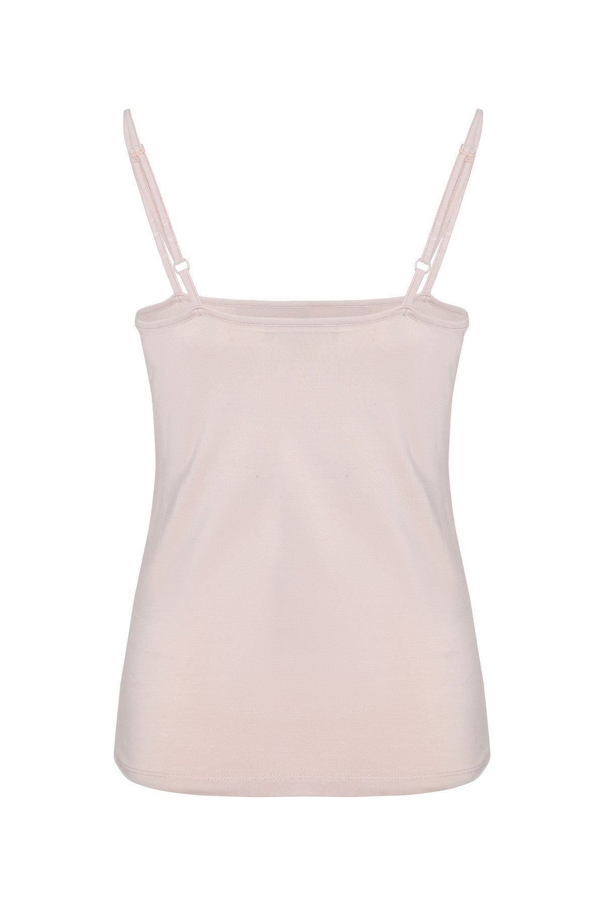 Adjustable Strap Basic Cami Top in Nude - 7537WW | Women's Casual Wear for Layering, Everyday Comfort & Versatile Outfits