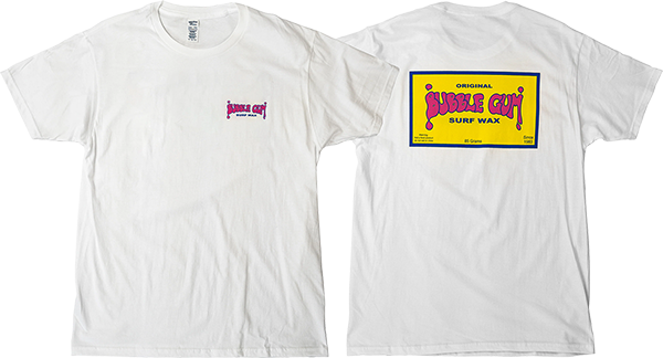 Original Bubble Gum Logo T-Shirt - XL White Cotton Tee for Men & Women | Casual Wear, Street Fashion, Gift Idea