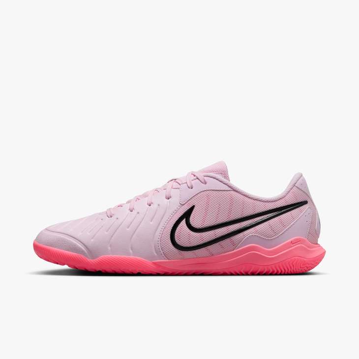 Nike Tiempo Legend 10 Academy IC Indoor Soccer Shoes for Men & Women - Lightweight Pink Foam Design for Comfort & Performance - Perfect for Indoor Training, Futsal & Gym Sessions