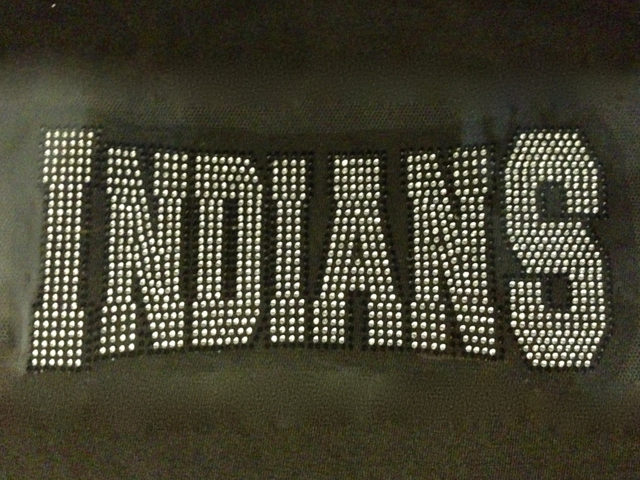 Indian Mascot Rhinestone Iron-On Transfer - Sparkling Decal for T-Shirts, Hats & DIY Crafts | Perfect for Sports Fans, Cheerleaders & Custom Apparel