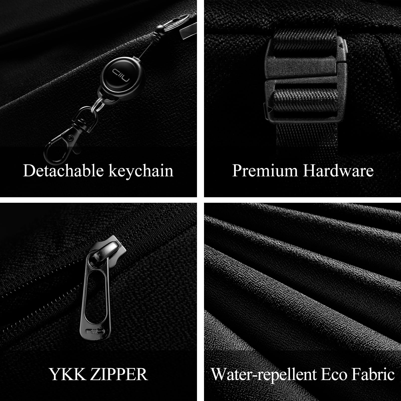 NIID Radiant Mega Sling Bag for Men - Waterproof Crossbody Chest Shoulder Backpack, Anti-Theft Messenger Bag for Travel, Work, Urban Commute & Outdoor Adventures