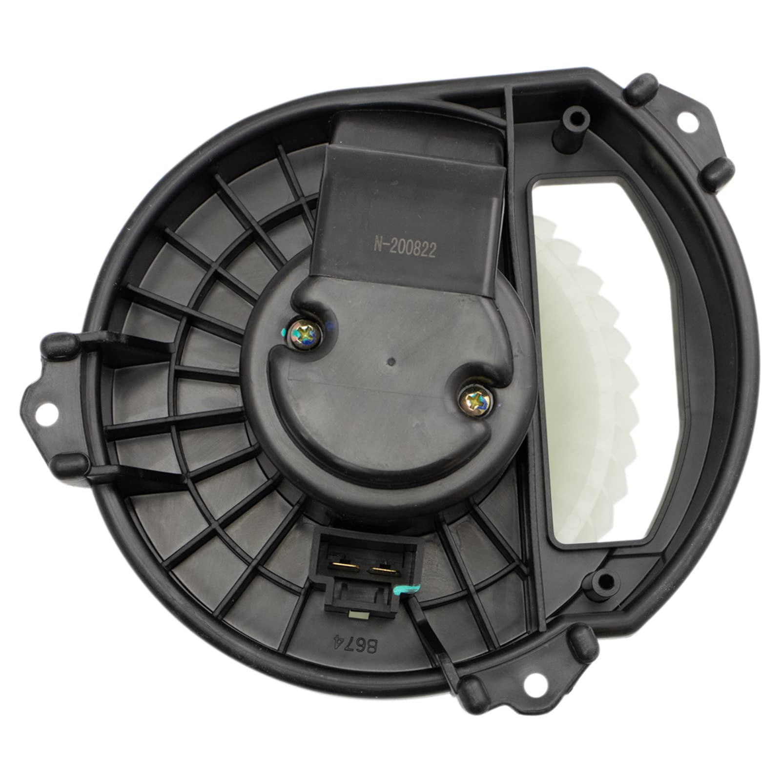 TRQ HVAC Heater & A/C Blower Motor with Fan Cage Replacement for Chrysler Jeep - Perfect for Cooling & Heating System Repairs
