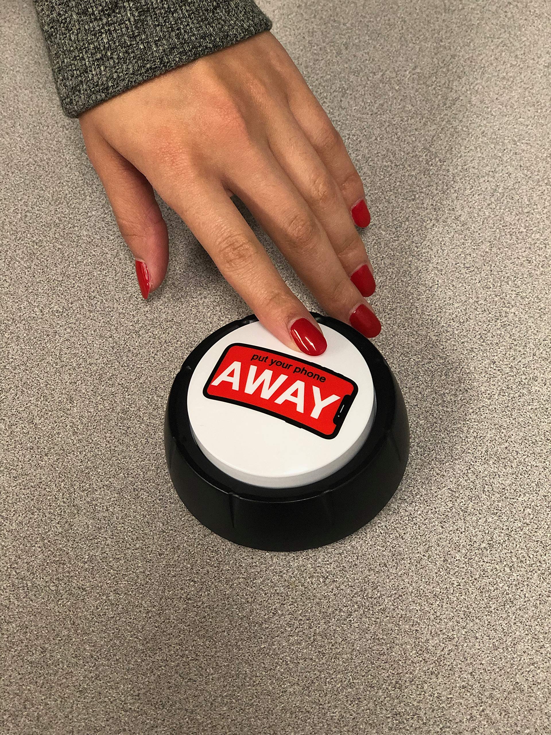 Funny Talking Button - Say 'Put Your Phone Away' for Family & Friends | Perfect for Home, Office & Social Gatherings