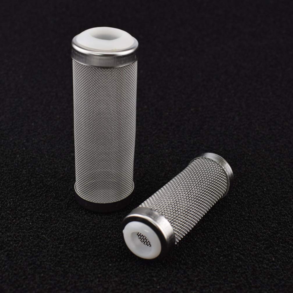 POPETPOP Sponge Filters 3PCS - Stainless Steel Aquarium Intake Cover for Fish Tanks - Home & Office Use