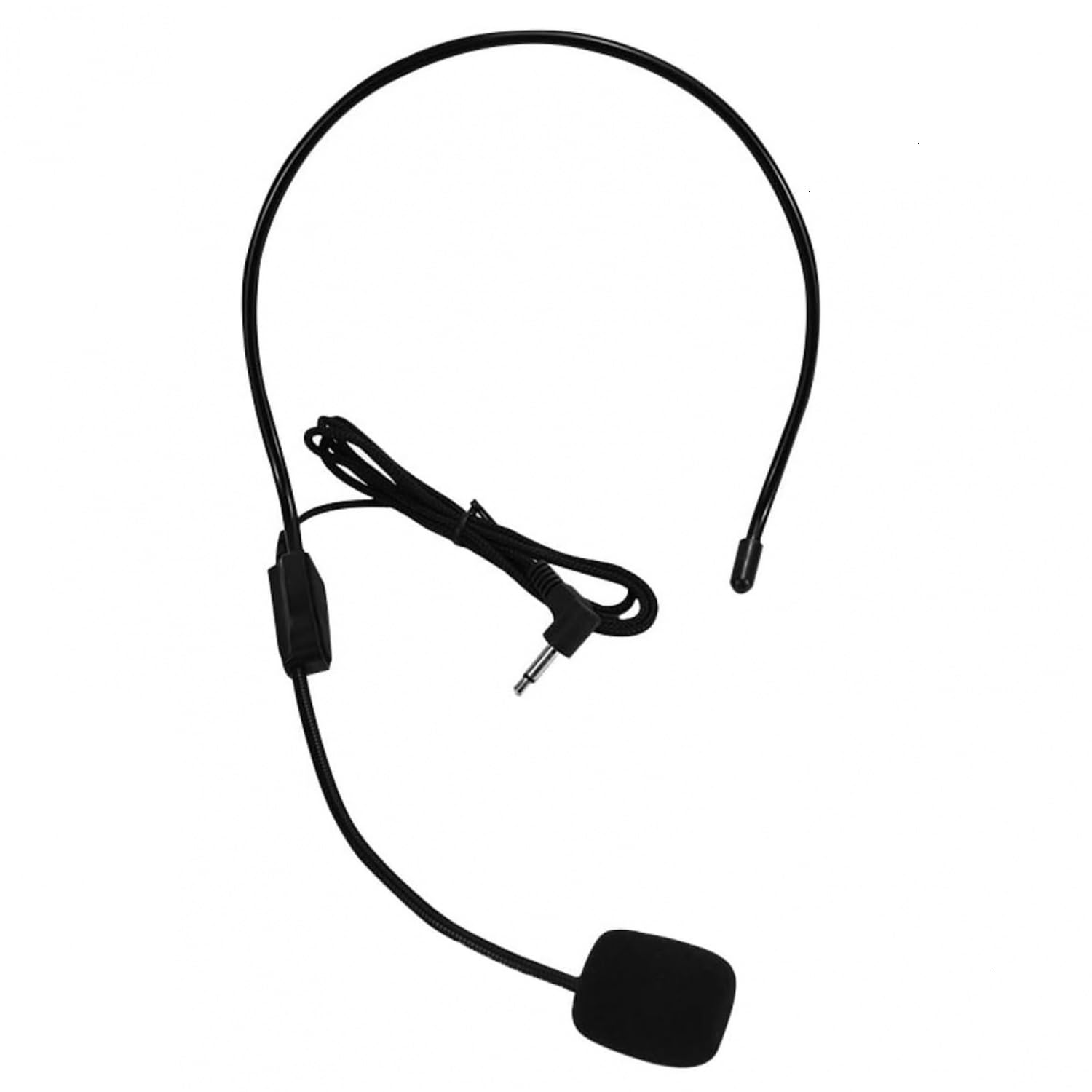 Professional Wired Headset Microphone with Flexible Boom - Noise Cancelling Mic for Singing, Teaching, Public Speaking, Coaching & Presentations (Black, 2-Pack) - Perfect for Voice Amplifiers, Classrooms, Webinars & Senior Care